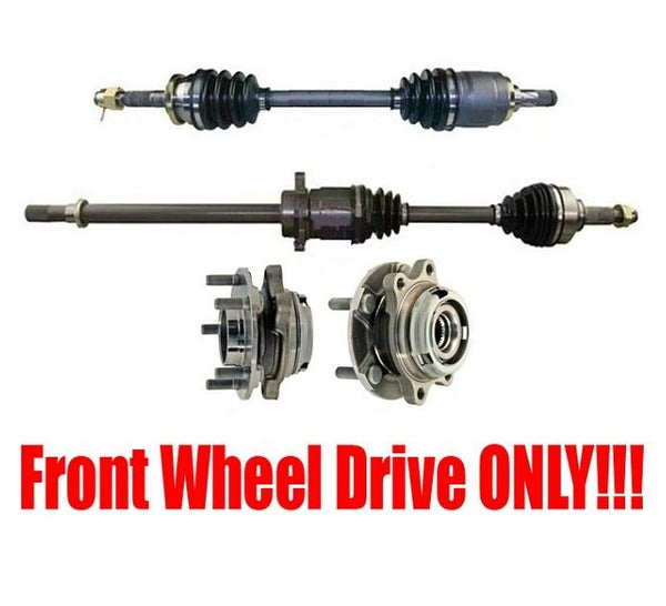 100% New Front Axles and Wheel Hubs Front Wheel Drive for Nissan Murano 09-14