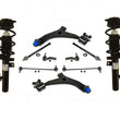 Front Struts Rear Shocks Lower Control Arms Tie Rods & Links for 04-09 Mazda 3