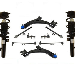 Front Struts Rear Shocks Lower Control Arms Tie Rods & Links for 04-09 Mazda 3