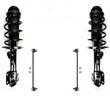 Front Complete Spring Struts & Sway Bar Links for Toyota Prius C 2012-2015