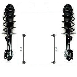 Front Complete Spring Struts & Sway Bar Links for Toyota Prius C 2012-2015