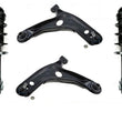 Front Complete Sprint Strut Lower Control Arms W/ BJ For Toyota Prius C 12-15