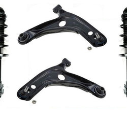 Front Complete Sprint Strut Lower Control Arms W/ BJ For Toyota Prius C 12-15