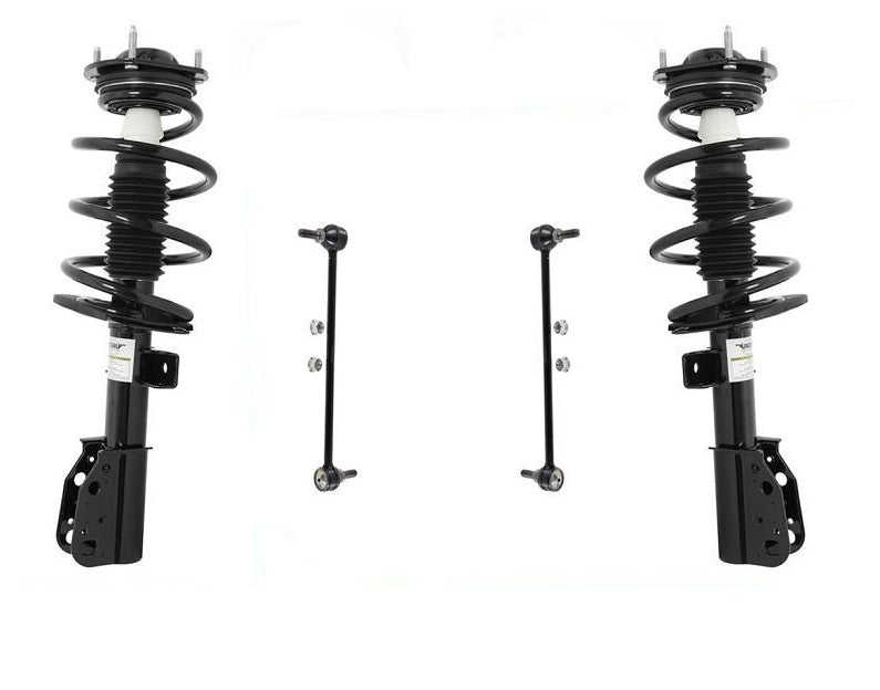 Puntales delanteros completos y enlaces de barra estabilizadora delantera para GMC Acadia Chevy Traverse 13-15