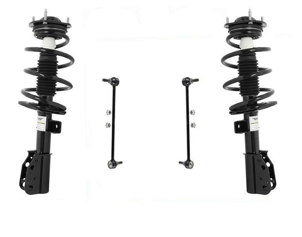Front Complete Struts & Front Sway Bar Links For GMC Acadia Chevy Traverse 13-15