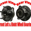 Front Wheel Hub Bearings for Chevrolet Cruze Base W 15" Rims Only 11-15