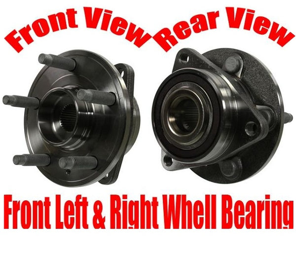 Front Wheel Hub Bearings for Chevrolet Cruze Base W 15" Rims Only 11-15