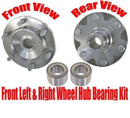 Front Wheel Hub & Bearings 4 Wheel Drive for Toyota Tacoma 4x4 05-09
