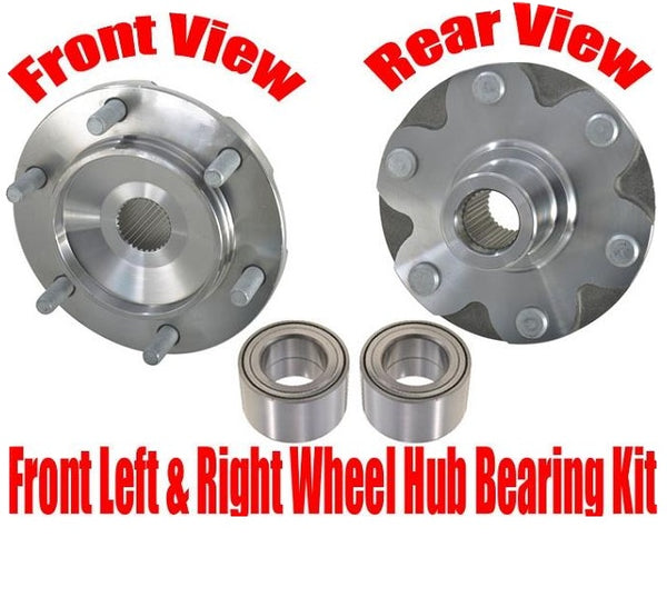 100% New Front Wheel Hub & Bearings 4 Wheel Drive for Toyota Tacoma 4x4 05-09
