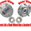 New FRONT Wheel Bearing & Hub Kits for Mitsubishi Outlander 2.4L FWD AWD 03-06