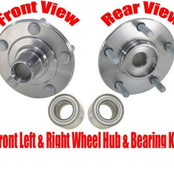 New FRONT Wheel Bearing & Hub Kits for Mitsubishi Outlander 2.4L FWD AWD 03-06