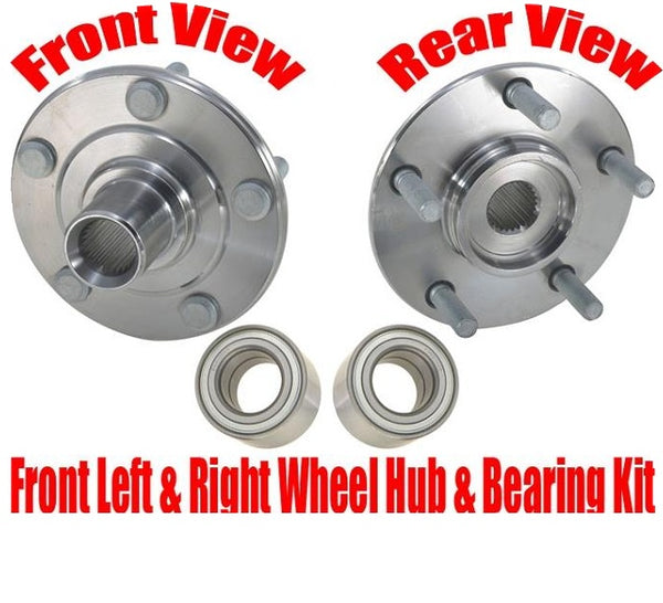New FRONT Wheel Bearing & Hub Kits for Mitsubishi Outlander 2.4L FWD AWD 03-06
