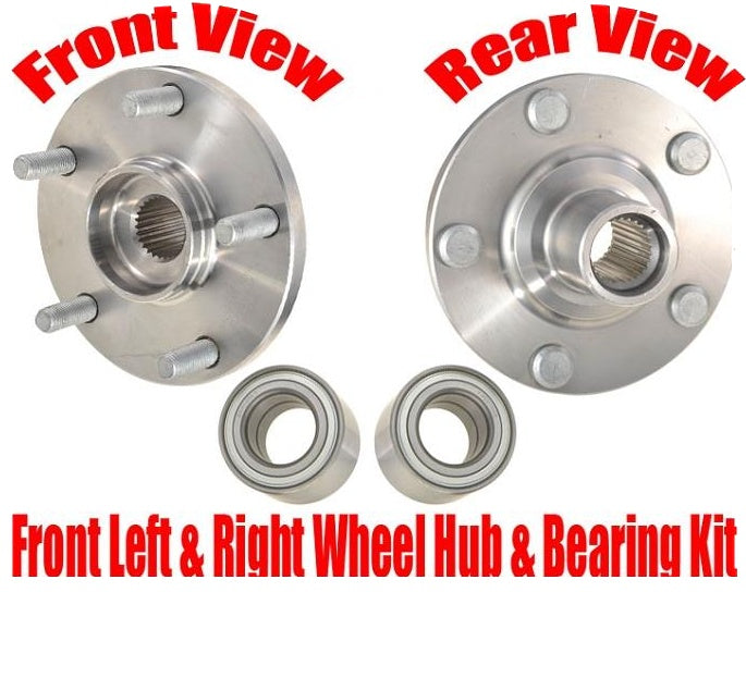 (2) 100% New FRONT Wheel Bearing Hub Kits for Toyota Camry LE Model 2002-2003