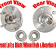 (2) Kits de cubo de rodamiento de rueda delantera 100% nuevos para Toyota Camry LE modelo 2002-2003