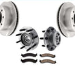 New Frt Rotors Wheel Bearing Hub for Rear Wheel Drive 00-02 Ram 2500 Pick Up 5pc