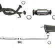 Silenciador de tubo convertidor de sistema de escape completo para 92-93 Camry ES300 3.0L 4 puertas