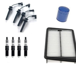 for 03-06 Wrangler 2.4L 4 Cyl New Ignition Wire Set Plugs Air Oil Filter 7Pc