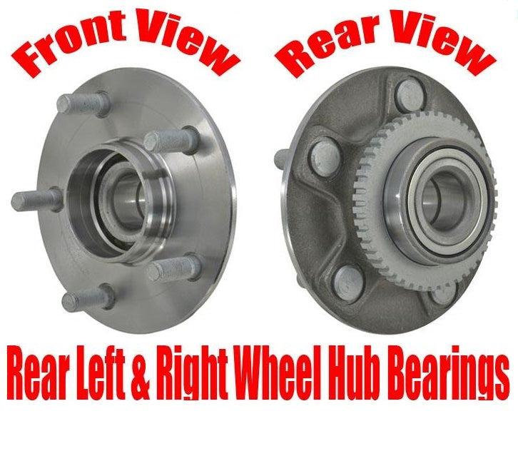 REAR Left & Right Wheel Hub Bearings for Maxima 95-99 With 4-Wheel ABS