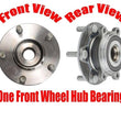 100% New Wheel Bearing Hub Assembly (2) FRONT for Mazda 3 14-17 & CX-3 16-17