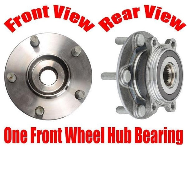 100% New Wheel Bearing Hub Assembly (2) FRONT for Mazda 3 14-17 & CX-3 16-17