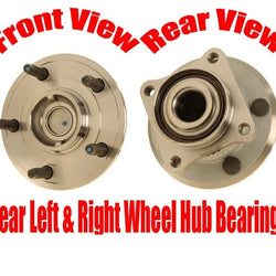 2 REAR Wheel Bearing and Hub Assembly 2005-2010 Jeep Grand Cherokee Commander