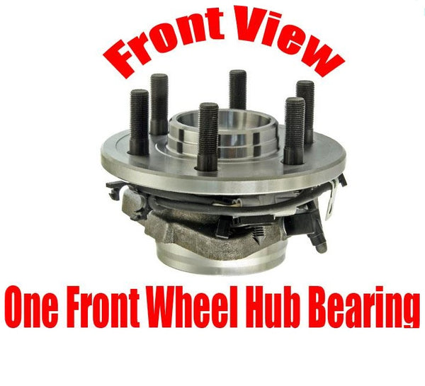 One Front Passenger Side Wheel Hub Bearing Dodge Dakota 97-04 4 Wheel Drive ABS