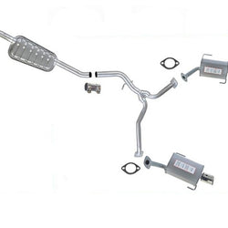 Resonador medio y silenciadores con puntas para Subaru Tribeca 3.6L H6 2010-2012