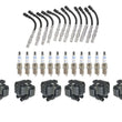 Ignition Coils Spark Plug Wire Set 12 Bch Platinum Plugs for 01-05 C240 Mercedes