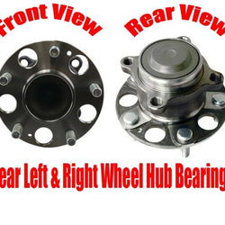 Rear Left & Right Wheel Hub Bearings for Honda Accord 13-16 for Acura TLX 15-17