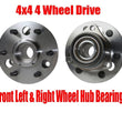 GM Trucks 4x4 4 Wheel Drive 6 Stud (2) 100% New Wheel Bearing and Hub Assembly