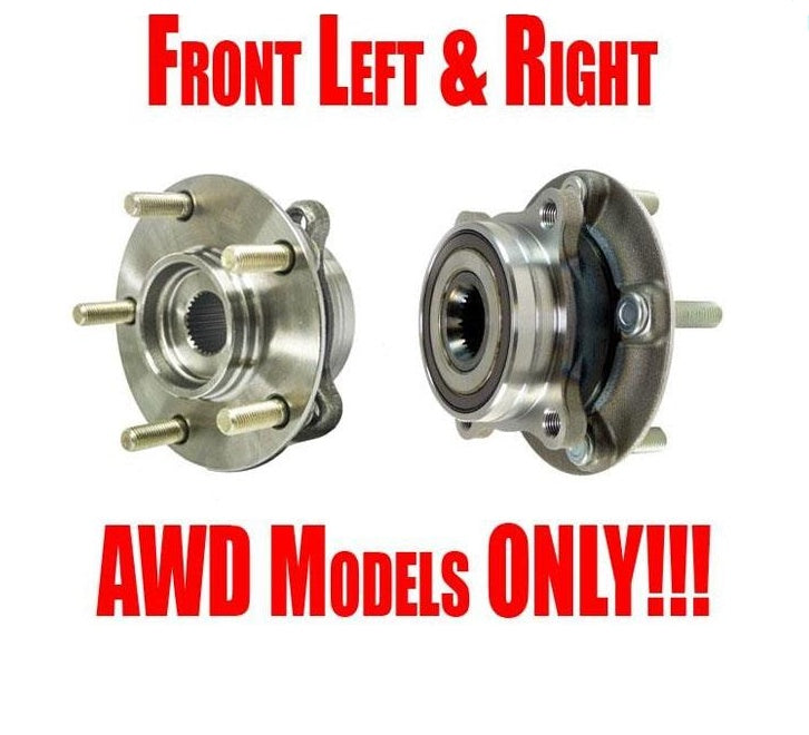 Rodamientos de cubo de rueda para Mitsubishi Lancer 08-12, todos los modelos con tracción en las ruedas, 5 pernos