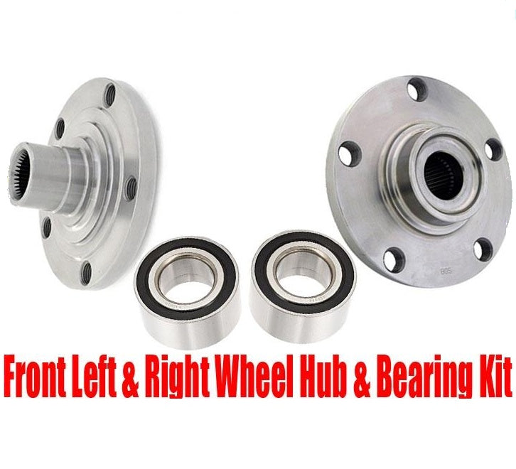 Front Wheel Hub Bearings Left Right for Audi A4 & A4 Quattro 1.8L 1997-2002