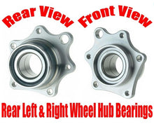 Rodamientos de cubo de rueda trasera izquierda y derecha 100% nuevos para Honda Element EX 2003-2011