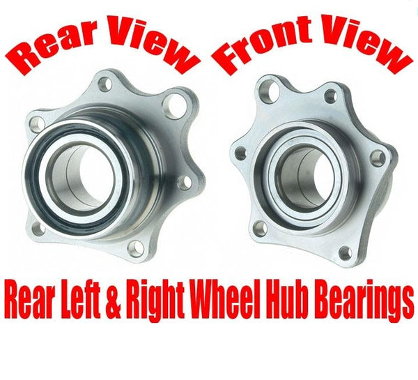 100% New Rear Left & Right Wheel Hub Bearings for Honda Element EX 2003-2011