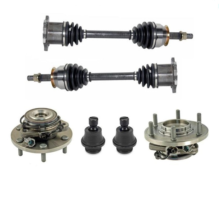 Cojinete de rueda, ejes, juntas esféricas delanteras para Nissan Armada Titan 2008-2015