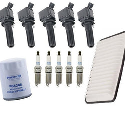Oil Air Filter Ignition Coils Platinum Plugs for Chevrolet Colorado 3.7L 08-12