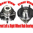(2) New Front Hub Bearing 4x4 With Rear ABS Only With Pulse Vac 98-00 Ranger