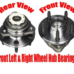 (2) New Front Hub Bearing 4x4 With Rear ABS Only With Pulse Vac 98-00 Ranger