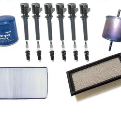 Oil Gas Air Filters Ignition Coils With Plugs for 04-06 Ford Escape V6 3.0L 16pc