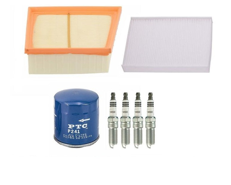 100% Cabin Air Filter Engine Oil Air Filter Iridium Plugs for 11-19 1.6L Fiesta