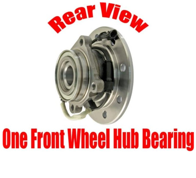 (1) 100% New Front Wheel Hub Bearing for 96-00 4 Wheel Drive K3500 Chevy Pick Up