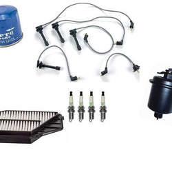New Wires Spark Plugs Air Gas Oil Filter for Honda Accord 2.2L Non V-tec 94-97
