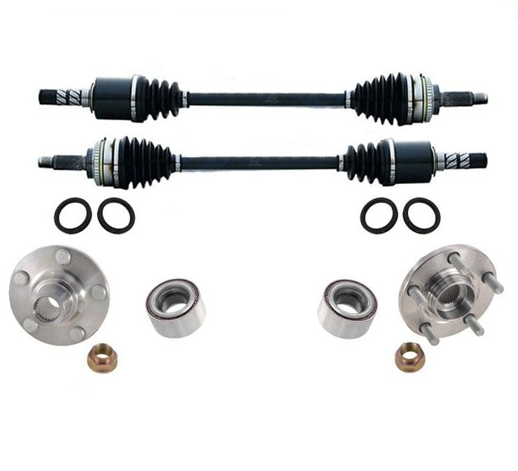 Ejes delanteros Cv y rodamientos de cubos de rueda para Subaru Forester 03-08 2.5L EJ253
