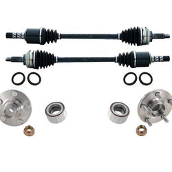 Front Cv Shaft Axles & Wheel Hubs Bearings for Subaru Forester 03-08 2.5L EJ253