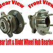 2)  Rear Wheel Hub Bearings for 15 Inch Rim 13-15 Chevrolet Cruze 15"Rim