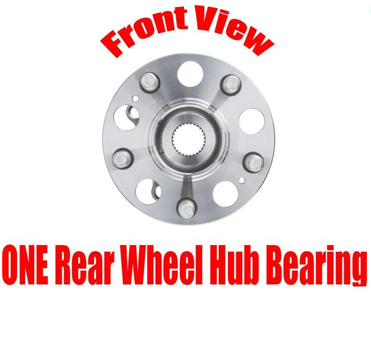(1) 100% New Tested Rear Wheel Hub Bearings for All Wheel Drive 14-17 Acura RLX