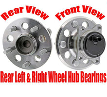 (2) 100% New REAR Left & Right Wheel Hub Bearings for 13-18 Lexus ES350