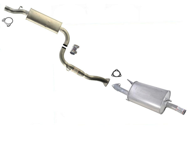 Cat Back Exhaust System Middle Resonator & Muffler For V40 S40 1.9L 01-04