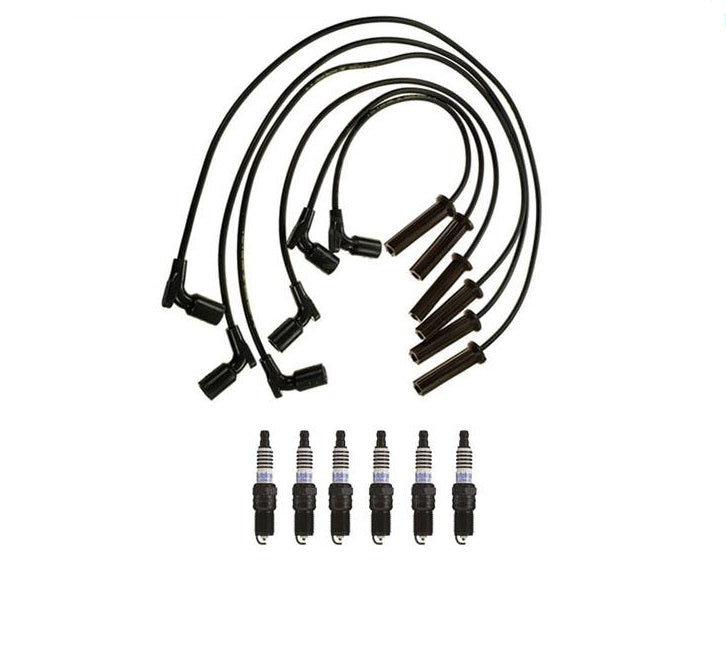 100% Brand New Ignition Wires & Spark Plugs for Pontiac G6 2005-2006 3.5L