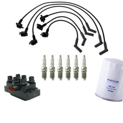 for 91-96 Explorer 4.0L Engine 100% New Coil Spark Plugs + Spark Plug Wire Set